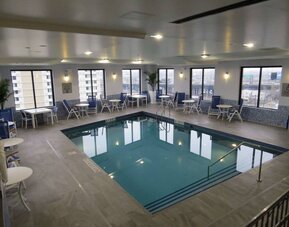 Refreshing indoor pool at Best Western Premier NYC Gateway.