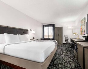 Day use room with work desk at La Quinta Inn & Suites Cleveland Airport West.
