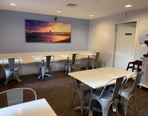 Breakfast area at The Pacific Inn.