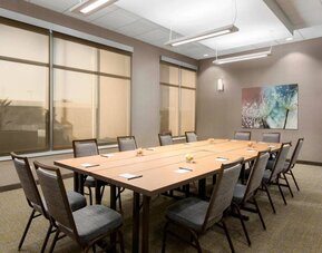 Professional meeting room at Springhill Suites By Marriott Belmont / Redwood Shores.