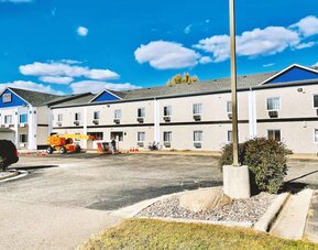 Hotel exterior at Coratel Inn & Suites By Jasper Northfield.