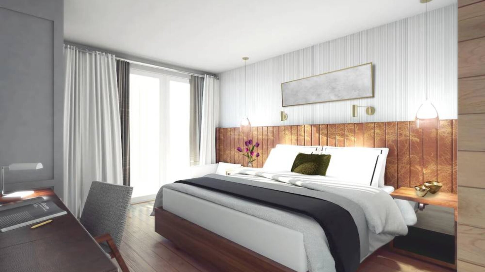 Day use room with natural light at Park James Hotel.