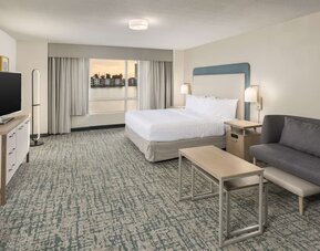 Spacious day use room at Homewood Suites By Hilton Miami Airport-Blue Lagoon.