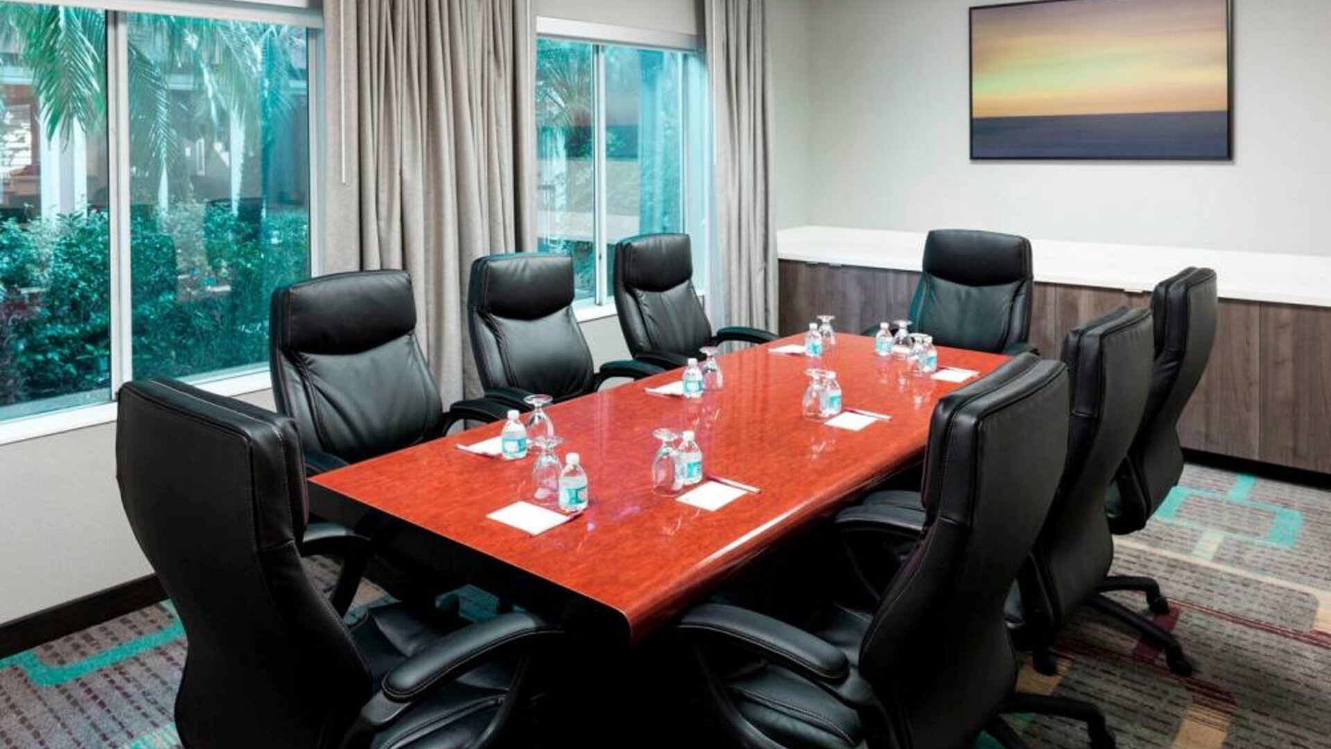 Meeting room at Fairfield Inn By Marriott Santa Clarita Valencia.

