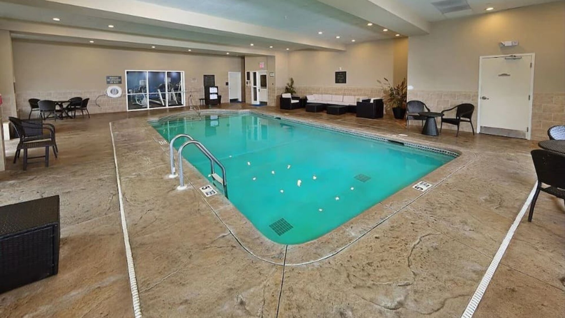 Relaxing indoor pool at Park Manor Hotel.