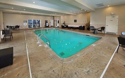 Relaxing indoor pool at Park Manor Hotel.