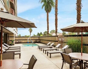 Stunning outdoor pool at Embassy Suites By Hilton Convention Center Las Vegas.