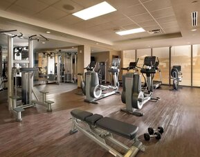 Fitness center available at EB Hotel Miami.
