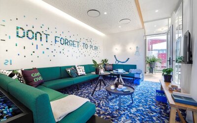 Meeting room at Zoku Copenhagen.