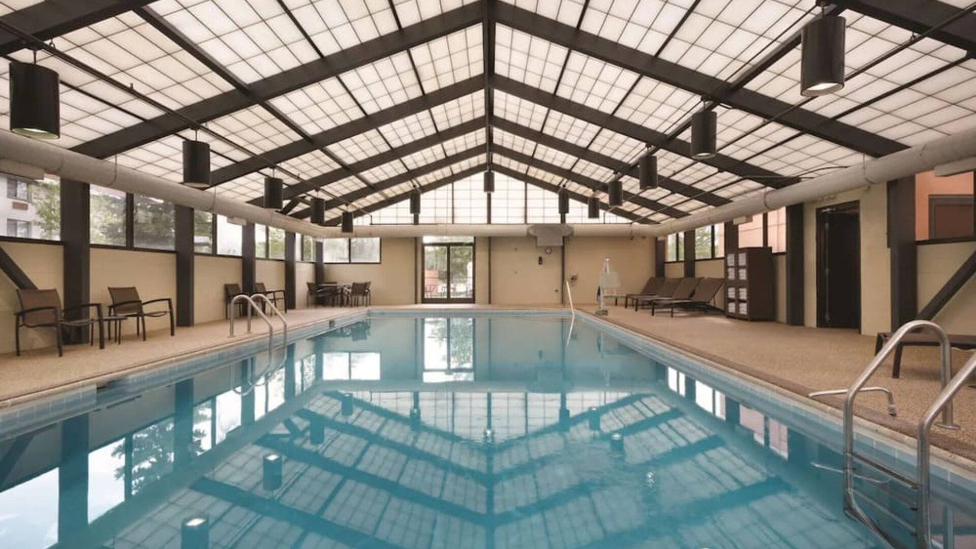 Refreshing indoor pool at Hyatt Place Chicago/Hoffman Estates.