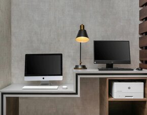 Business center at TownePlace Suites Nashville Midtown.