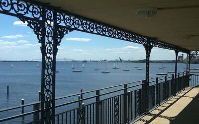 Ocean view at Waterfront Inn PHL Airport.