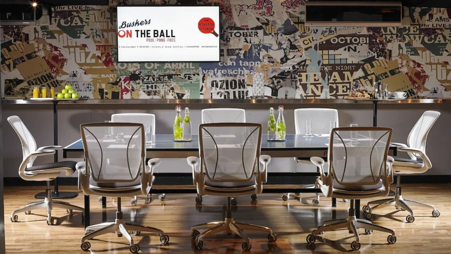 Professional meeting room at Temple Bar Hotel.