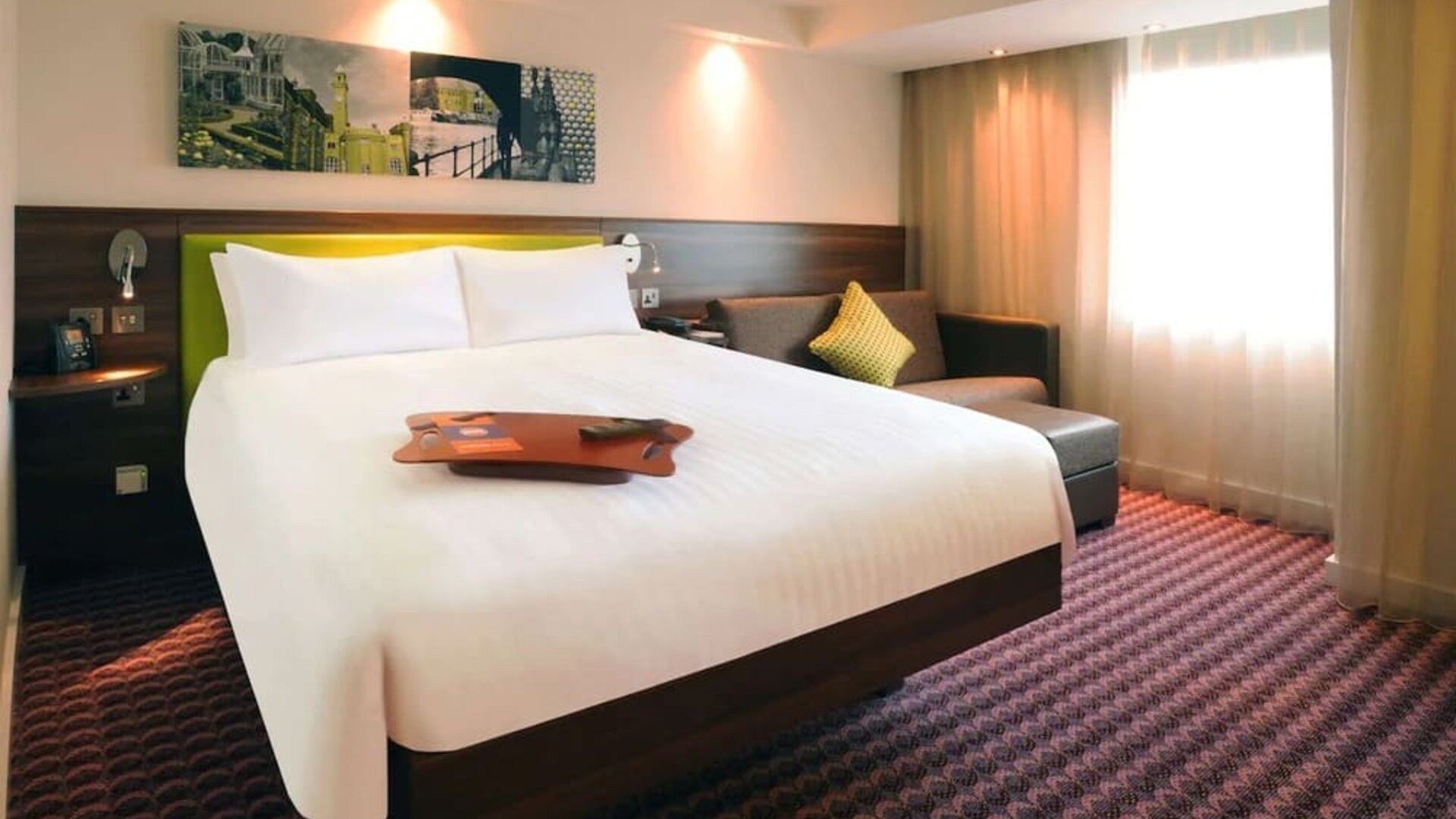 Day use room with natural light at Hampton By Hilton Birmingham Broad Street.