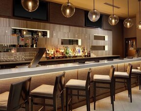 Hotel bar at Embassy Suites By Hilton, Crystal City National Airport.