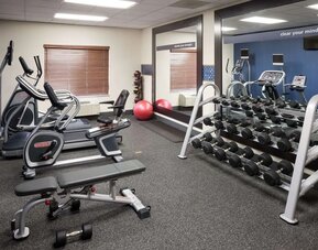 Fitness center at Hampton Inn Los Angeles-Orange County-Cypress.