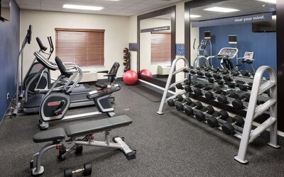 Fitness center at Hampton Inn Los Angeles-Orange County-Cypress.