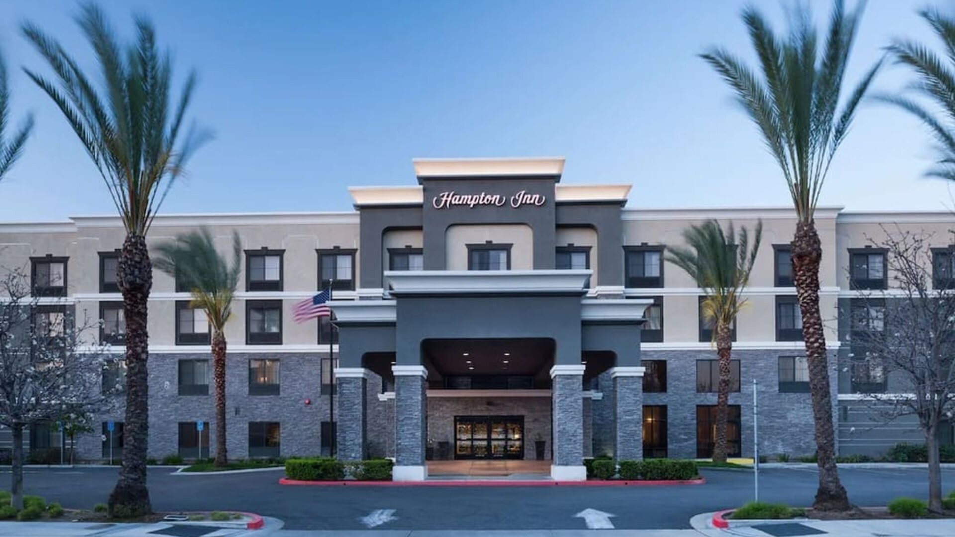 Hotel exterior at Hampton Inn Los Angeles-Orange County-Cypress.