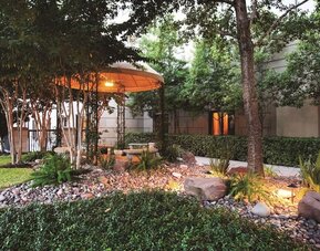 Beautiful patio at Hilton Garden Inn Houston NW/Willowbrook.