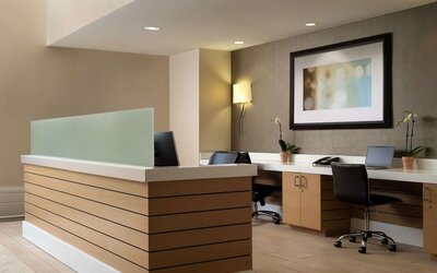 Business center with internet and printer at Sonesta Redondo Beach & Marina.