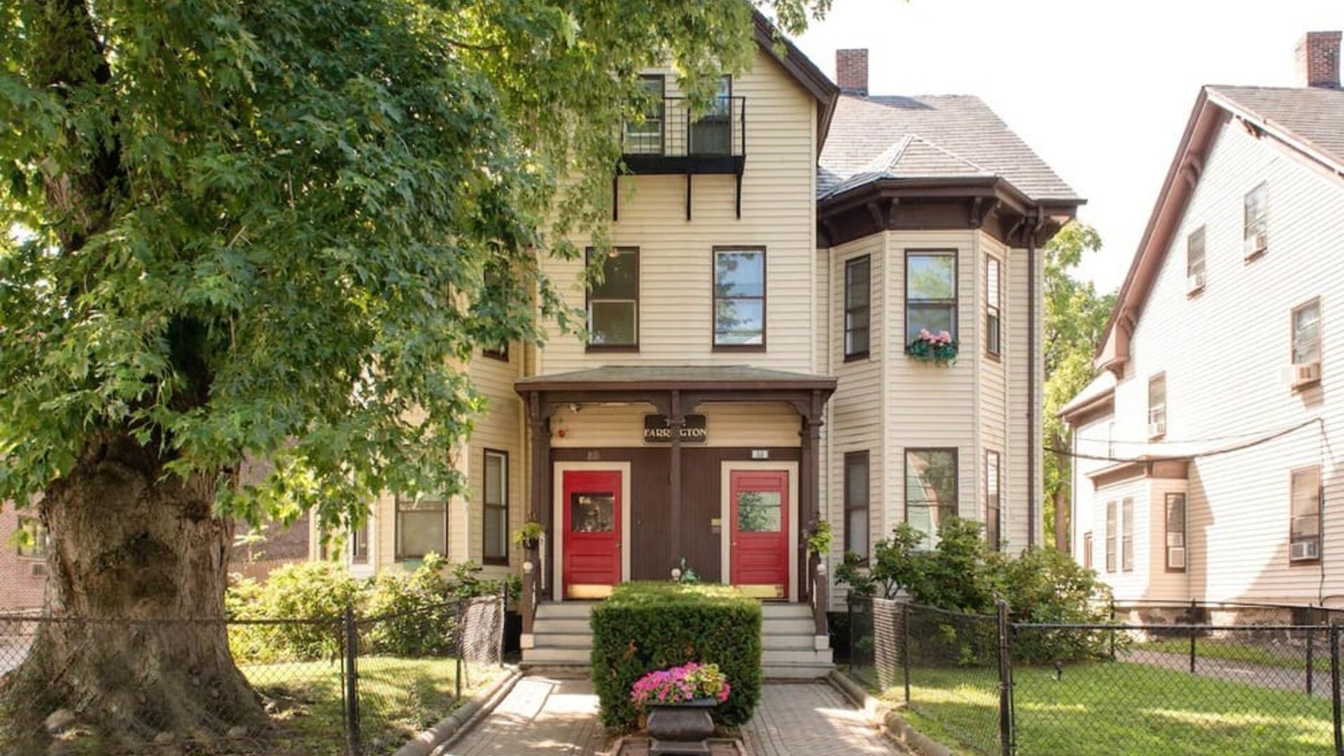 Beautiful property exterior at The Farrington Inn.