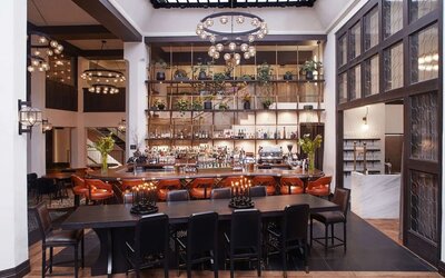 Meeting and coworking space at Hotel Figueroa.
