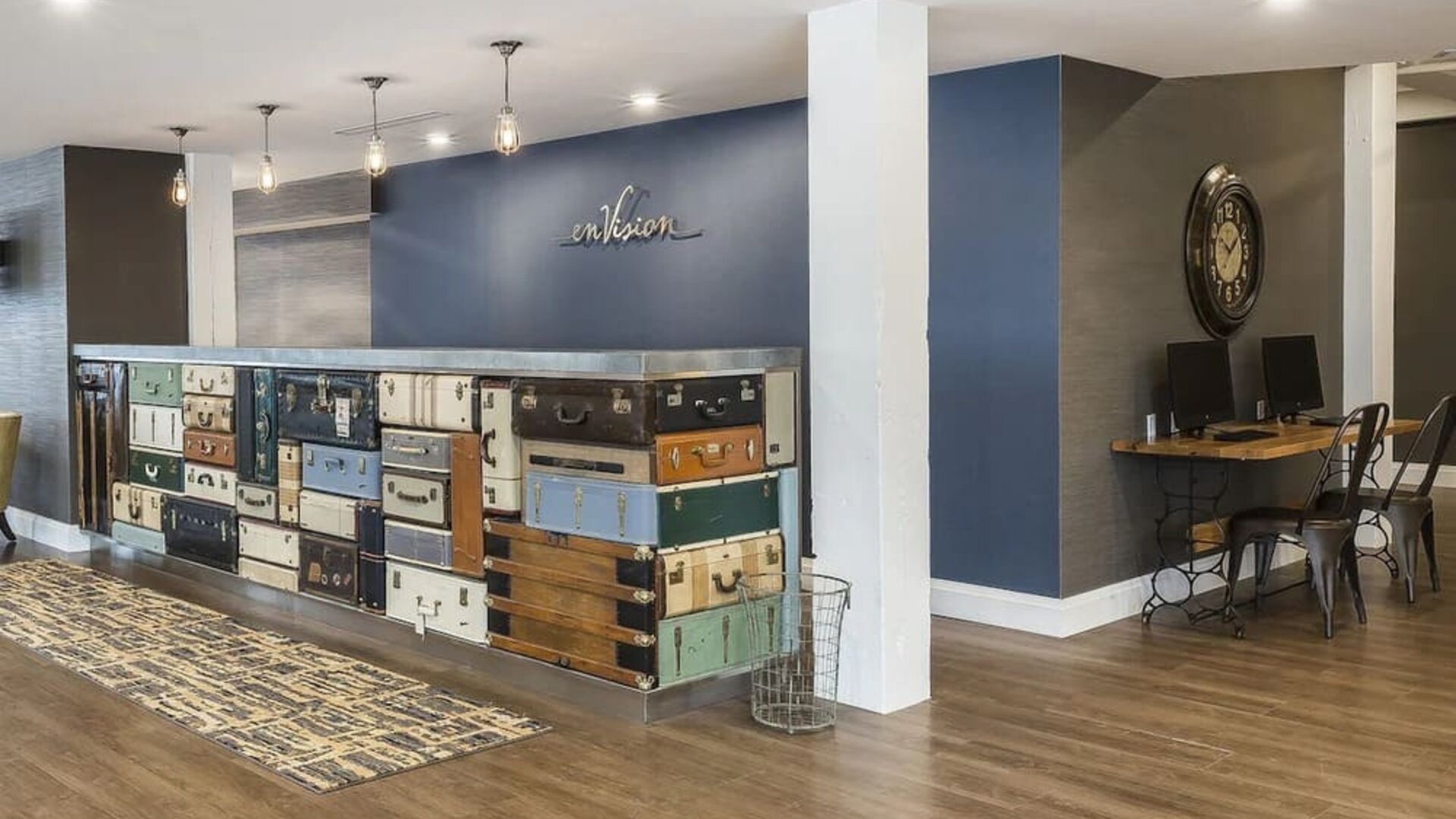 Business center at EnVision Hotel St. Paul South.