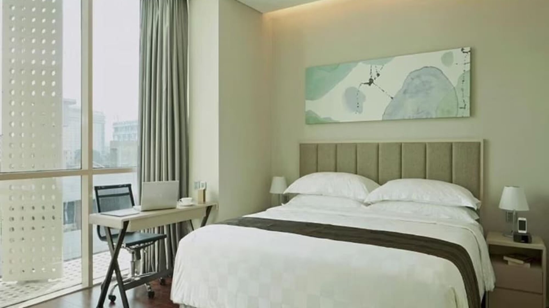 Day use room with work desk at Fraser Residence Menteng Jakarta.