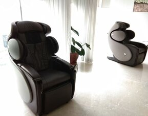 Spa chairs at Fraser Residence Menteng Jakarta.