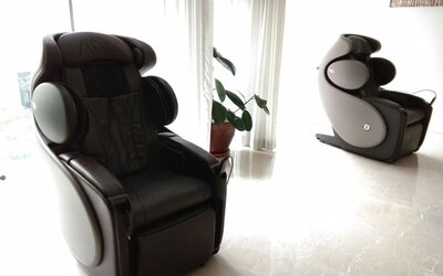 Spa chairs at Fraser Residence Menteng Jakarta.