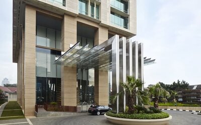 Parking available at Fraser Residence Menteng Jakarta.