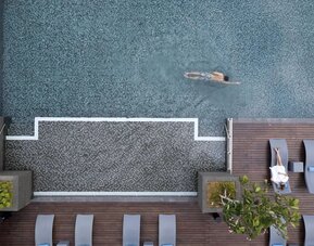 Beautiful outdoor pool at Capri By Fraser Johor Bahru.