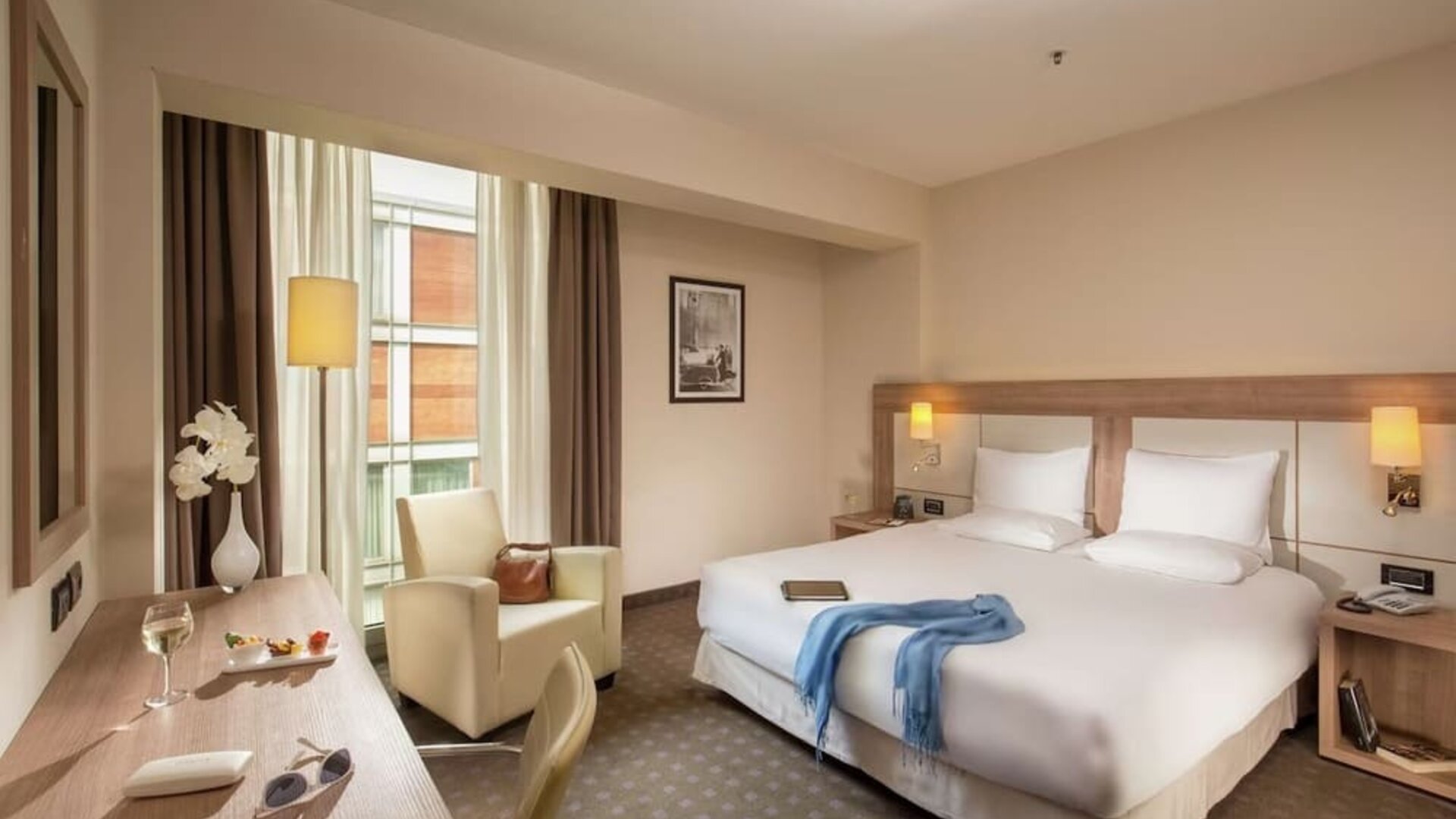 Day use room with work space at DoubleTree By Hilton Milan.