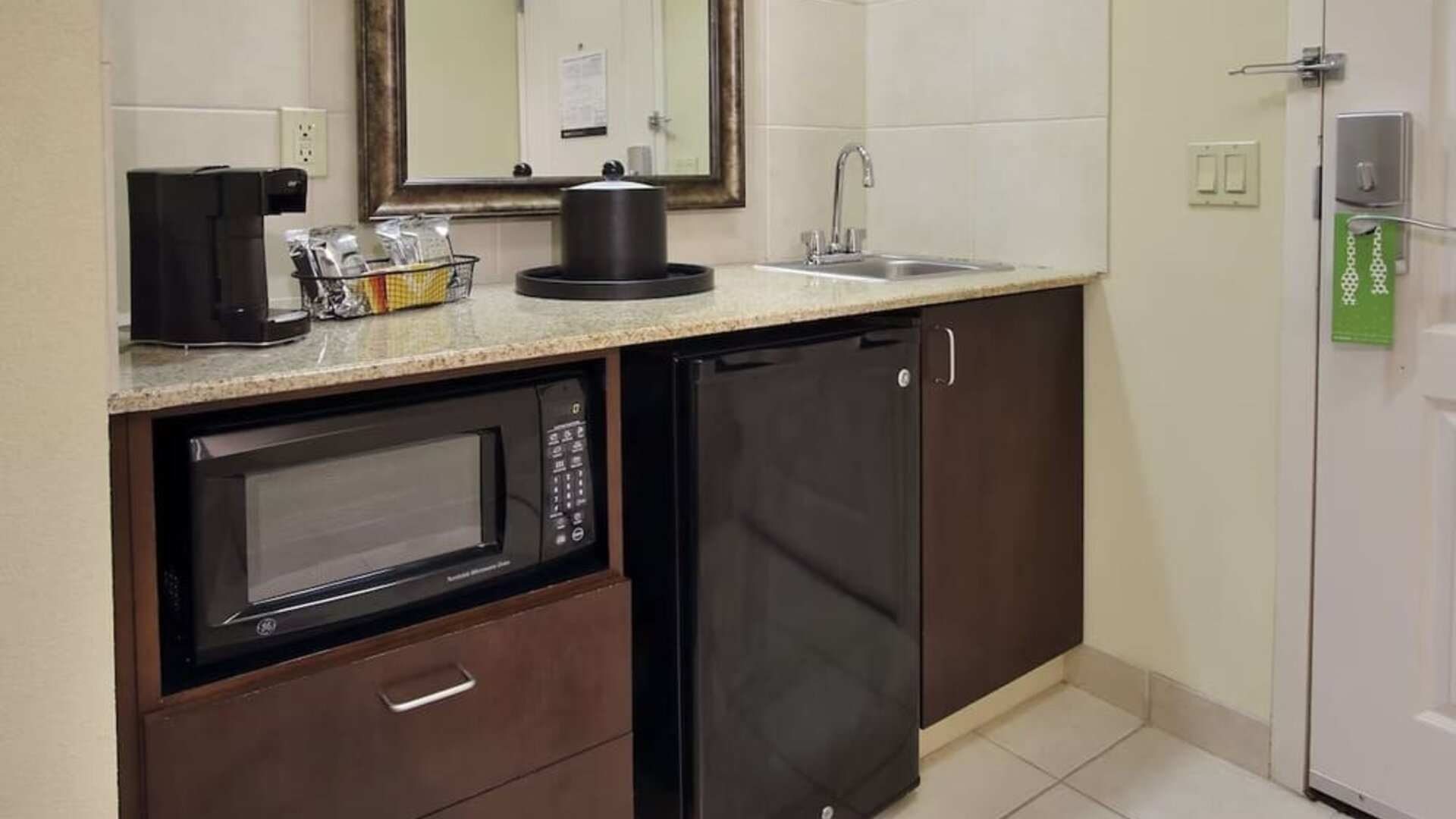 Day use room with microwave and mini-fridge at Hampton Inn & Suites Conroe - I-45 North.