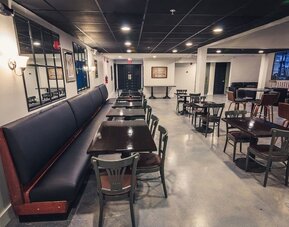 Dining hall at EnVision Hotel Miami International Airport.