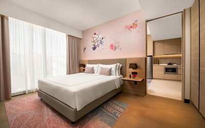 Spacious king room at Capri By Fraser Bukit Bintang.