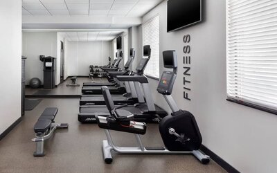 Fitness center available at Fairfield Inn & Suites By Marriott New York Staten Island.