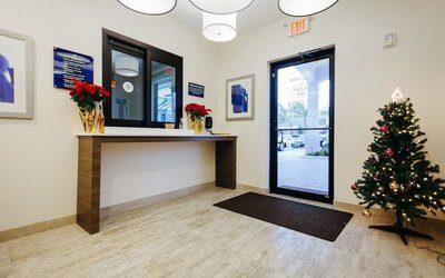 Hotel lobby at Palace Inn Blue CityCentre.