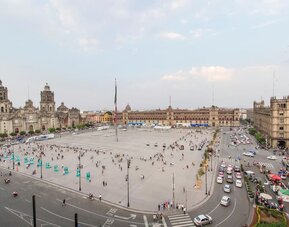 Situated close to the Zocolo or city square at Gran Hotel de la Ciudad de México.