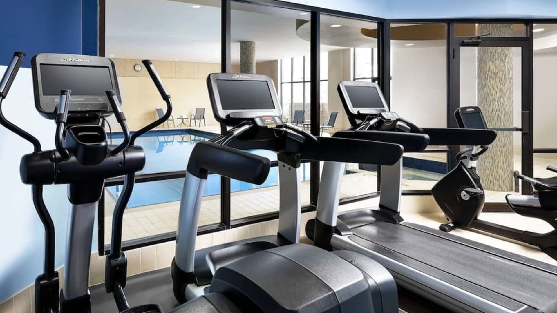 Fitness center available at Four Points By Sheraton Mississauga Meadowvale.