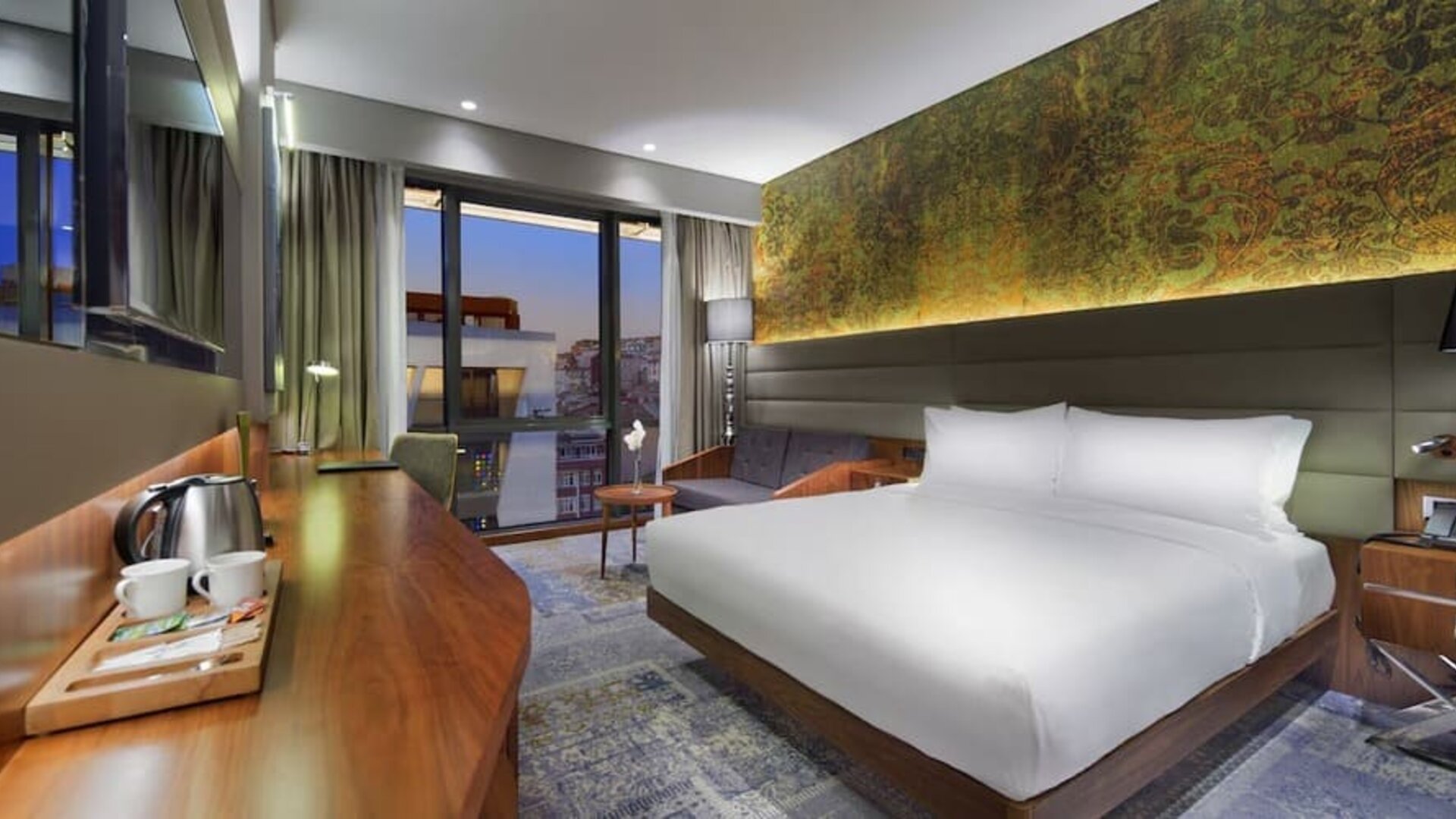 Spacious king room with natural light at DoubleTree By Hilton Istanbul - Piyalepasa.
