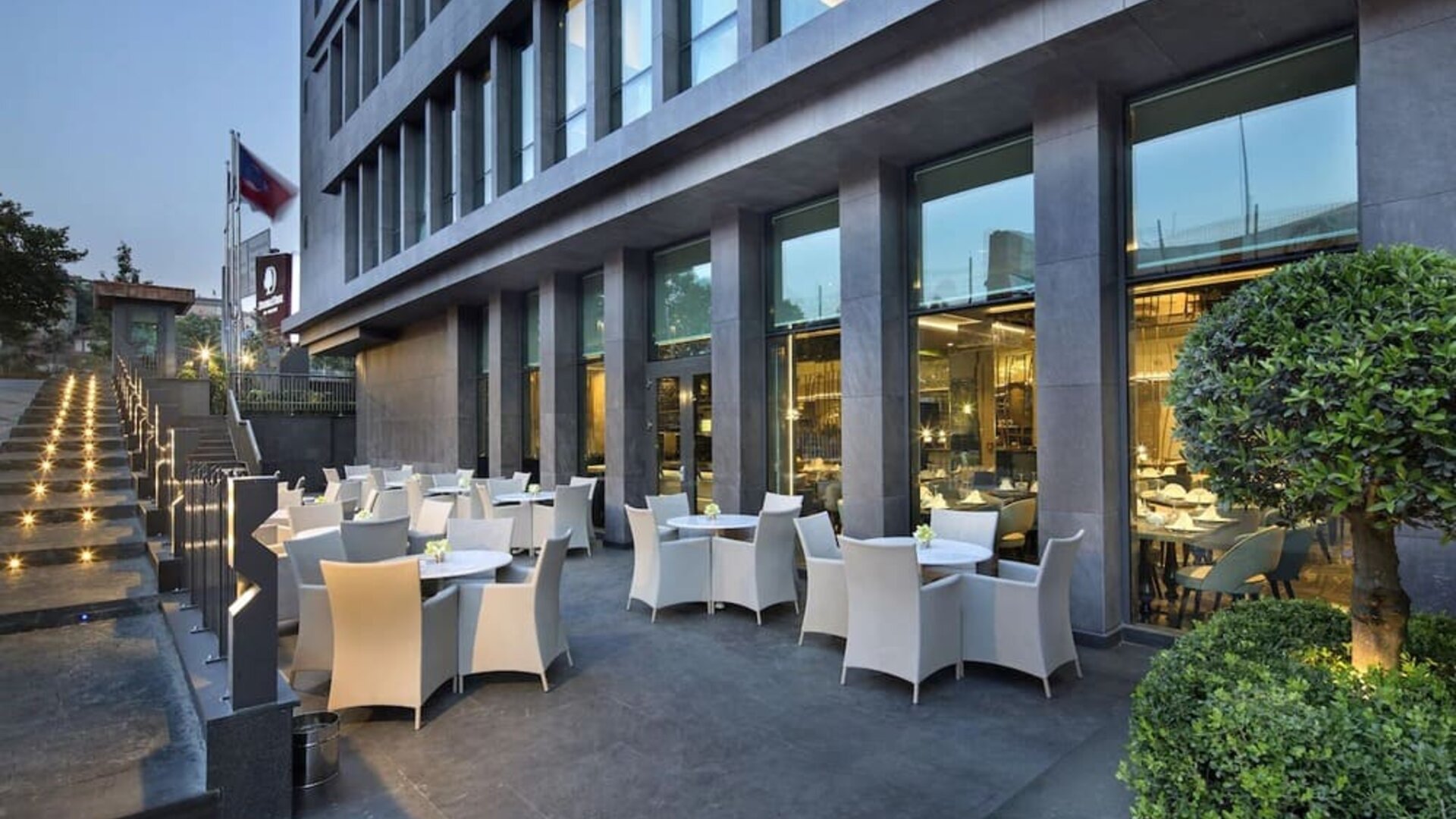 Rooftop terrace at DoubleTree By Hilton Istanbul - Piyalepasa.