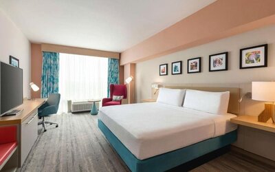 Day use room with TV at Hilton Garden Inn Nashville West End Avenue.