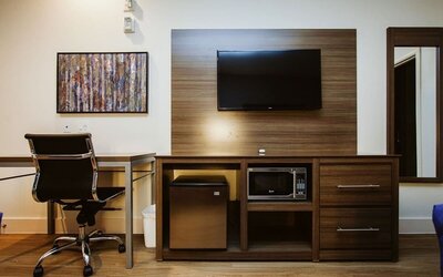 Work station at Palace Inn Westpark Blue.