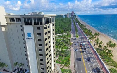 Hotel exterior at Sonesta Fort Lauderdale Beach.