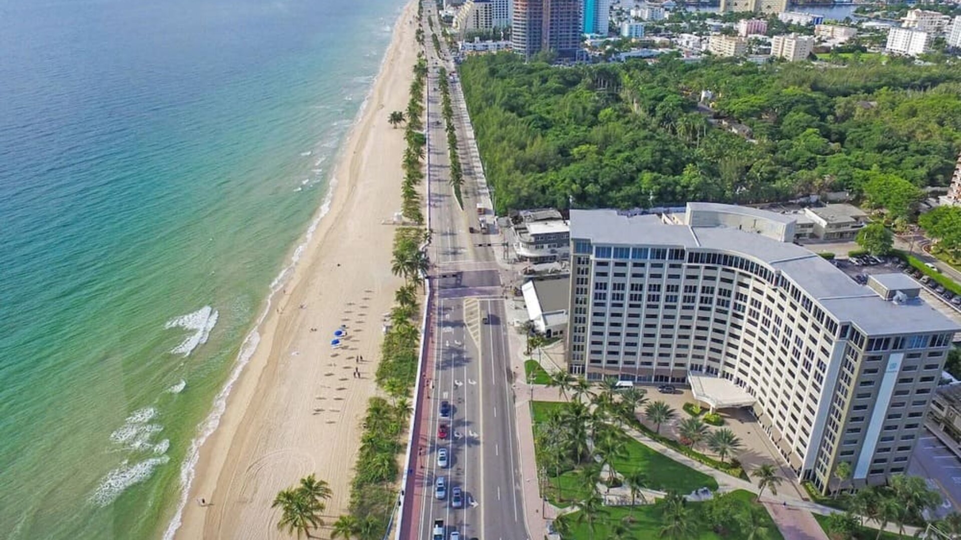 Ocean views and coastal location at Sonesta Fort Lauderdale Beach.