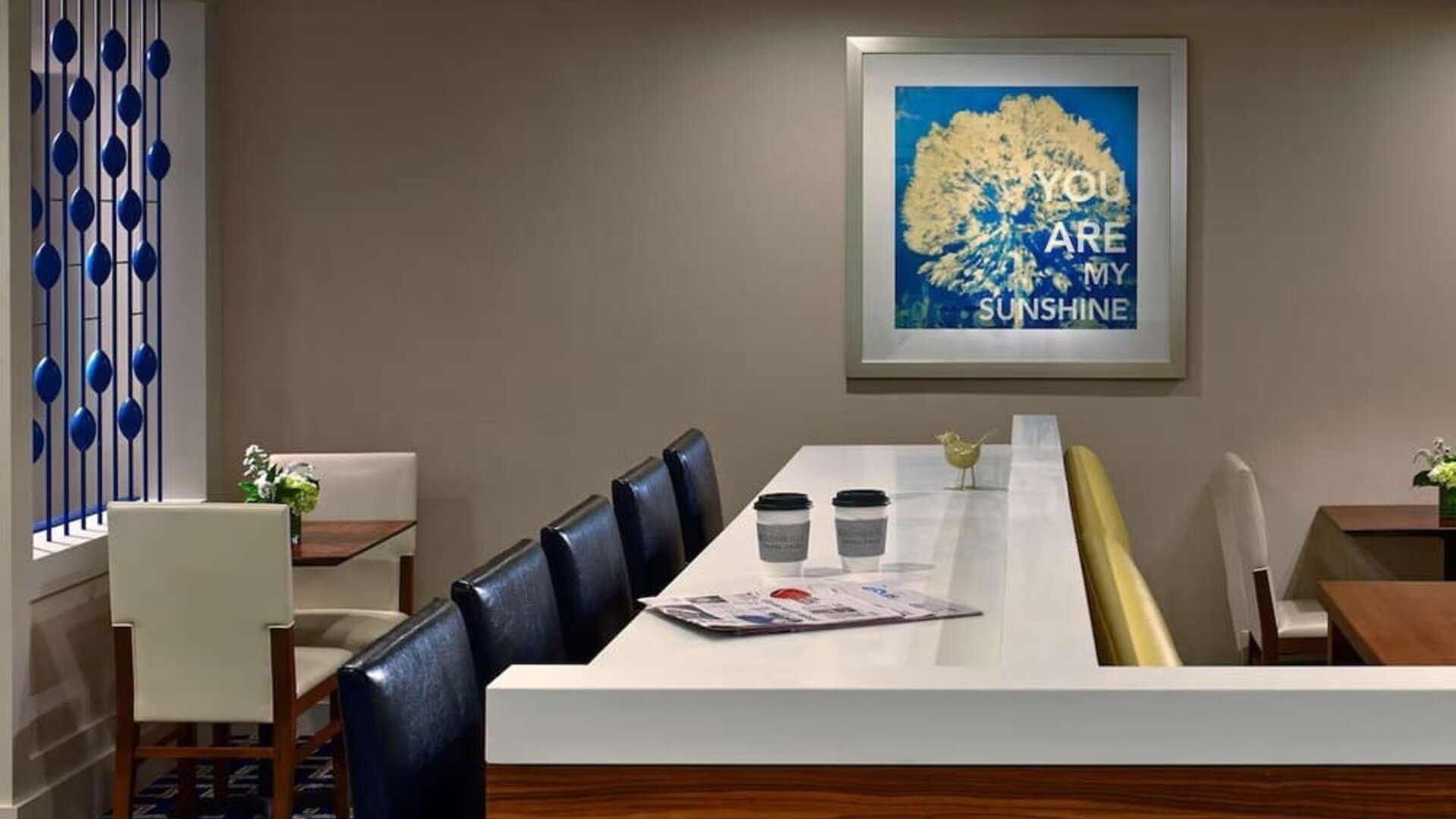 Lobby and bar area at Sonesta ES Suites Tucson.