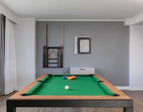 Game room at Royal Sonesta Chicago Downtown. 