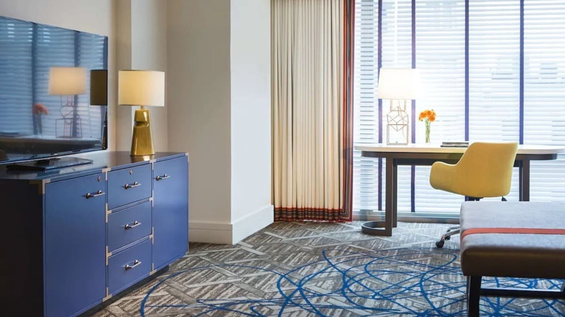 Work space at Royal Sonesta Washington DC Dupont Circle.