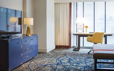 Work space at Royal Sonesta Washington DC Dupont Circle.